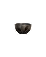 schaaltje diep Radient Brass zwart 15 cm.