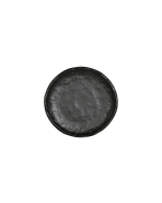 bord plat Raw Oyster zwart 16 cm.