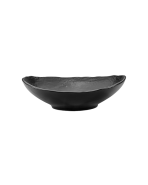 bord diep Raw Oyster zwart 25 cm.