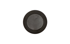 bord plat Black Aurora 19,5 cm.