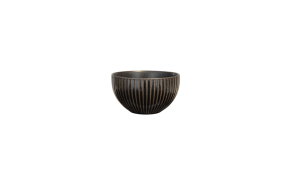 schaaltje diep Radient Brass zwart 15 cm.