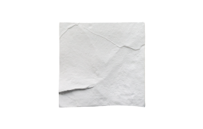 bord plat vierkant Limestone wit 22 x 22 cm.