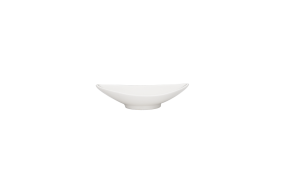 schaal ivoor diep Leaf 21 cm.