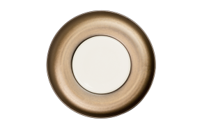 bord plat gold Metallic 33,7 x 2,9 cm.