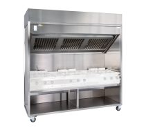 afzuigkap 209 cm met recirculatie