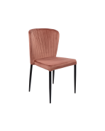 stoel Bilbao velours oudroze