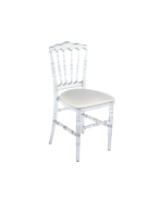 stoel Ghost met witte zitting