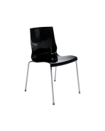 stoel Isi hoogglans zwart