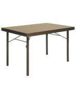 klaptafel bruin 120 x 80 cm.