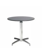 tafel Ypsylon zwart rond 70 cm.