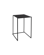 statafel zwart Stiletto zwart 70 x 70 cm