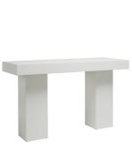 statafel Cubic wit 180 cm.