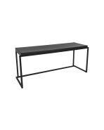 loungebank Stiletto zwart