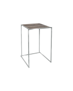 statafel rvs Baretta Mystic Pine 70 x 70 x 108 cm.