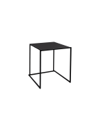 tafel zwart Stiletto zwart 70 x 70 cm.
