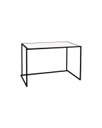 tafel zwart Stiletto wit 120 x 56 x 75 cm.