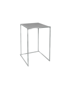 statafel rvs Baretta Concreto 70 x 70 x 108 cm.