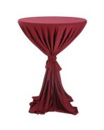 statafeldecoratie Classic met strik bordeaux