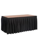 tafelrok Classic zwart 410 x 73 cm.
