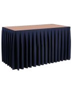 buffettafelrok Classic donkerblauw 410 x 88 cm.