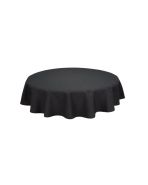 tafellaken zwart rond 250 cm.