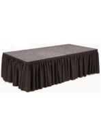 podiumrok zwart 200 x 19 cm.