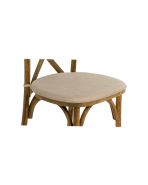 stoffen kussen grijs Crossback