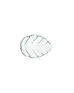schaaltje glas Leaf 13,5 x 9,5 cm.