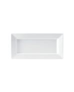 bord plat wit rechthoekig Quadra 24 x 12 cm.
