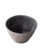 schaal diep rond Rock melamine 25,5 x 15 cm.