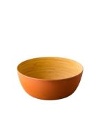 schaal Bamboo oranje ø 28 x 11,5 cm.