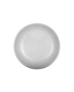 bord diep Honeycomb grijs 21 cm.