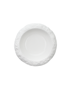 bord diep Calcaire wit 21,5 x 4,5 cm.