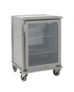 flessenkast verrijdbaar met glazendeur 180 liter