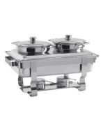 chafing dish gn. met 2 pannen