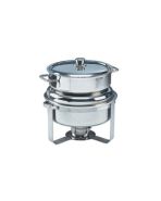 chafing dish rond 30 cm. met hoge pan
