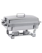 chafing dish 1/1 gn. met brandpastahouders