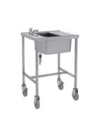 spoelbak rijdend met kraan