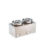 bain-marie 2 x 4,5 liter