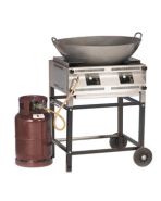 wok met gasbrander