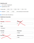 12 meter Pipe & Drape voile 3 m hoog