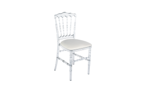 stoel Ghost met witte zitting