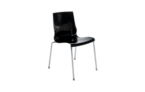 stoel Isi hoogglans zwart