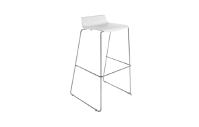 barkruk Quid hoogglans wit