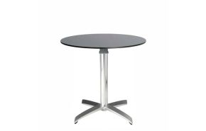 tafel Ypsylon zwart rond 70 cm.