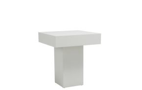 tafel Cubic wit 68 cm.