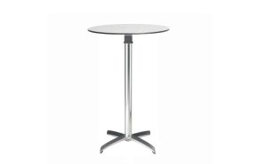 statafel Ypsylon wit rond 70 cm.