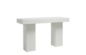 statafel Cubic wit 180 cm.