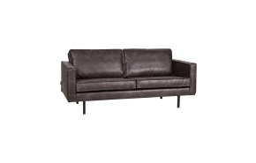 bank Bergamo zwart 2-zits