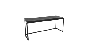 loungebank Stiletto zwart